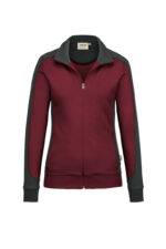 HAKRO Damen Sweatjacke Contrast MIKRALINAR®