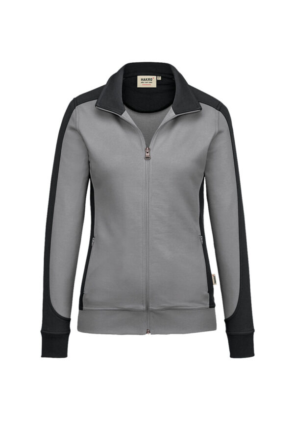 HAKRO Damen Sweatjacke Contrast MIKRALINAR®