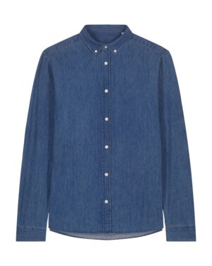 Stanley Denim Shirt - Mid Wash