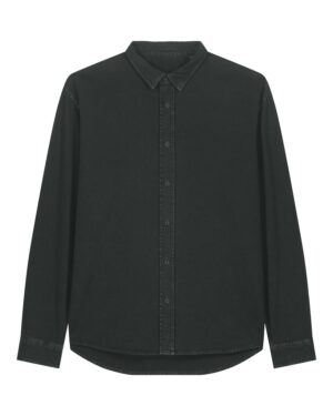 Worker Shirt - G. Dyed Black Rock