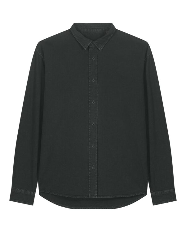 Worker Shirt - G. Dyed Black Rock