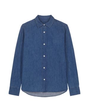 Stella Denim Shirt - Mid Wash