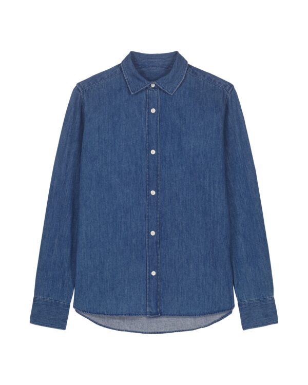 Stella Denim Shirt - Mid Wash