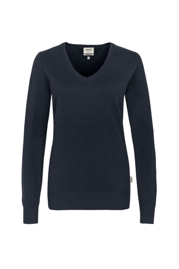 HAKRO Damen V-Pullover Premium-Baumwolle