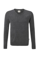 HAKRO V-Pullover Merino-Wolle