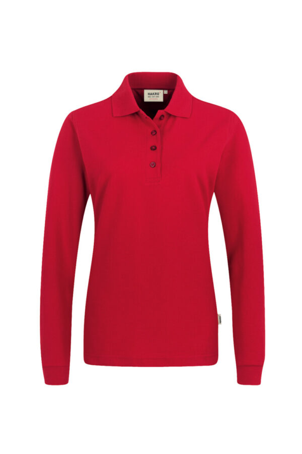 HAKRO Damen Longsleeve-Poloshirt MIKRALINAR®