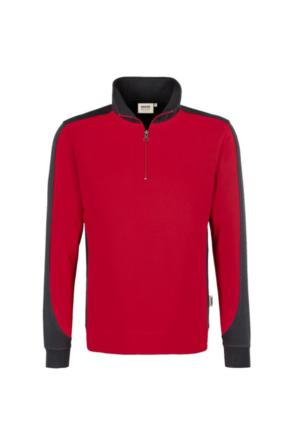 HAKRO Zip-Sweatshirt Contrast MIKRALINAR®