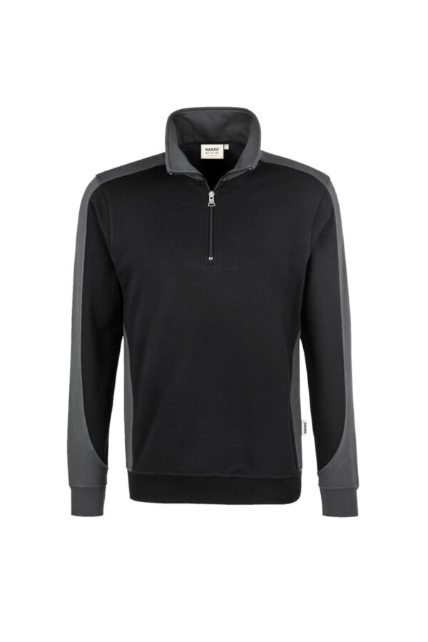 HAKRO Zip-Sweatshirt Contrast MIKRALINAR®