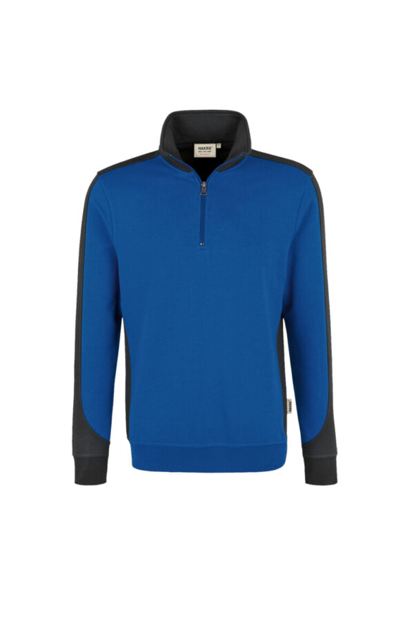 HAKRO Zip-Sweatshirt Contrast MIKRALINAR®