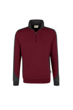 HAKRO Zip-Sweatshirt Contrast MIKRALINAR®