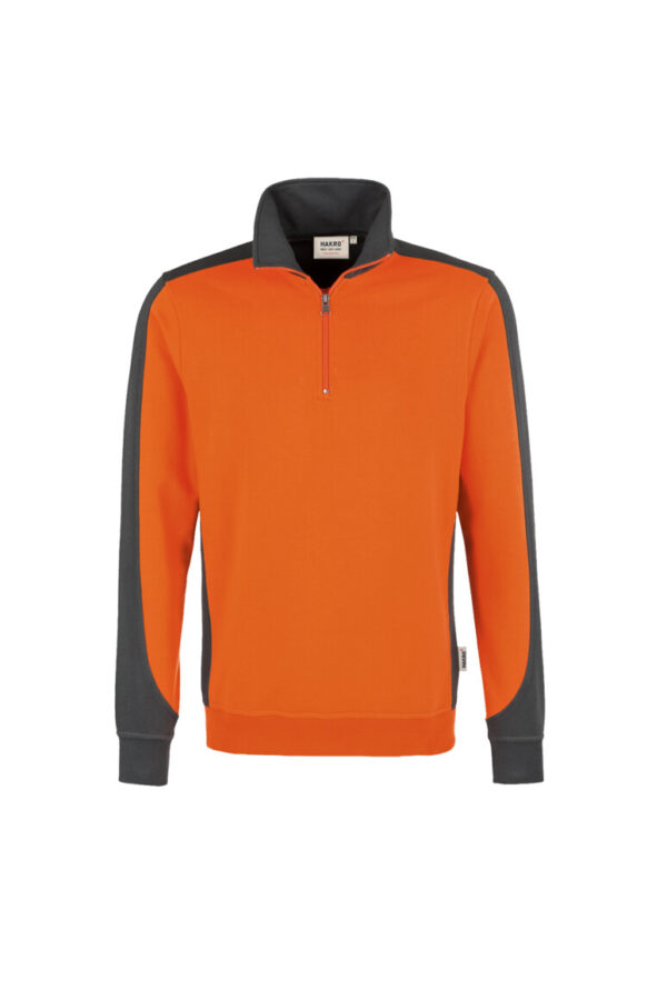 HAKRO Zip-Sweatshirt Contrast MIKRALINAR®