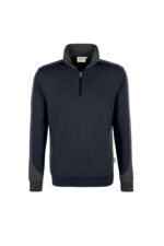 HAKRO Zip-Sweatshirt Contrast MIKRALINAR®