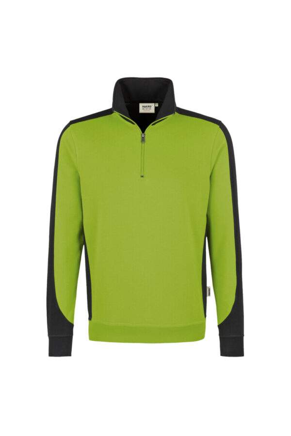 HAKRO Zip-Sweatshirt Contrast MIKRALINAR®