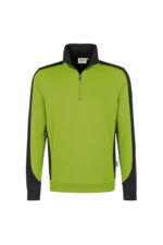 HAKRO Zip-Sweatshirt Contrast MIKRALINAR®