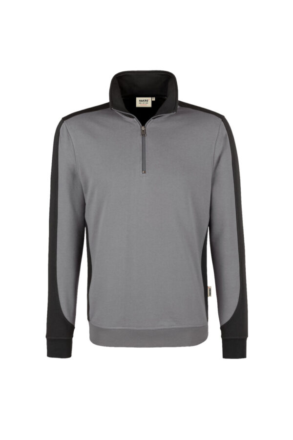 HAKRO Zip-Sweatshirt Contrast MIKRALINAR®
