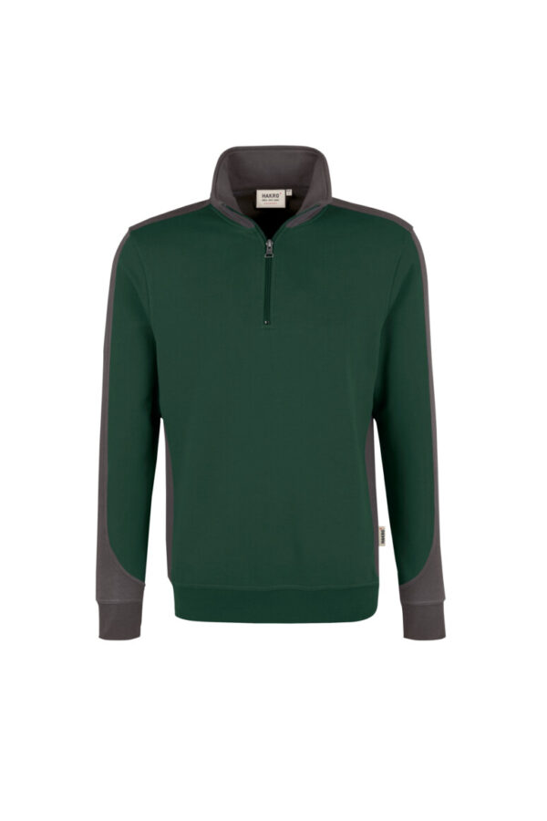 HAKRO Zip-Sweatshirt Contrast MIKRALINAR®