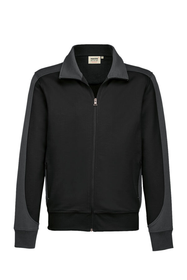 HAKRO Sweatjacke Contrast MIKRALINAR®