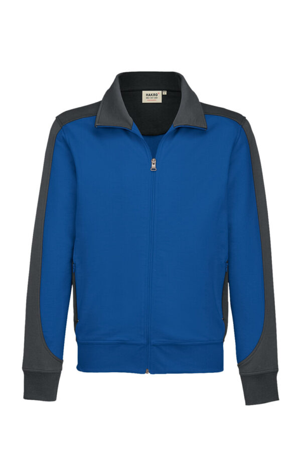 HAKRO Sweatjacke Contrast MIKRALINAR®