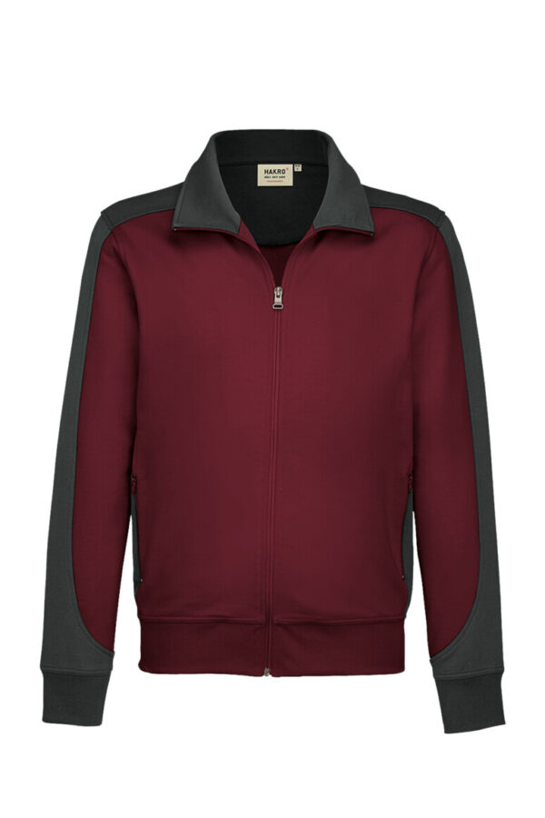 HAKRO Sweatjacke Contrast MIKRALINAR®