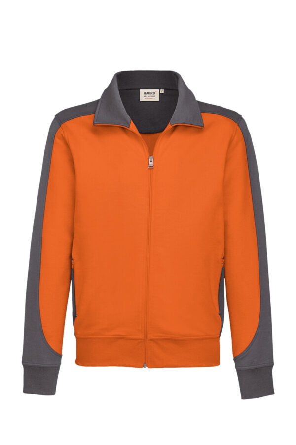 HAKRO Sweatjacke Contrast MIKRALINAR®