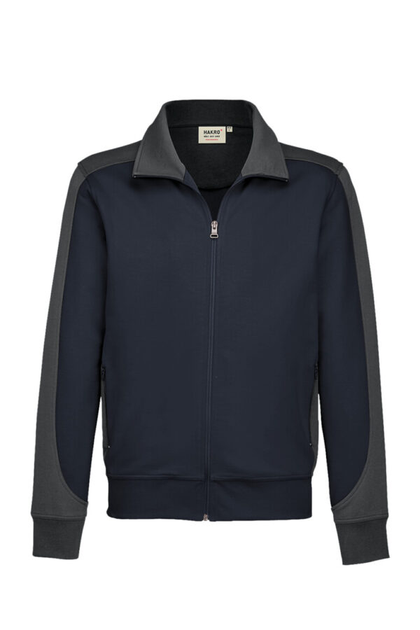 HAKRO Sweatjacke Contrast MIKRALINAR®