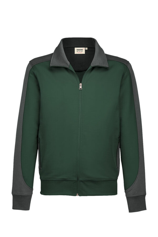 HAKRO Sweatjacke Contrast MIKRALINAR®